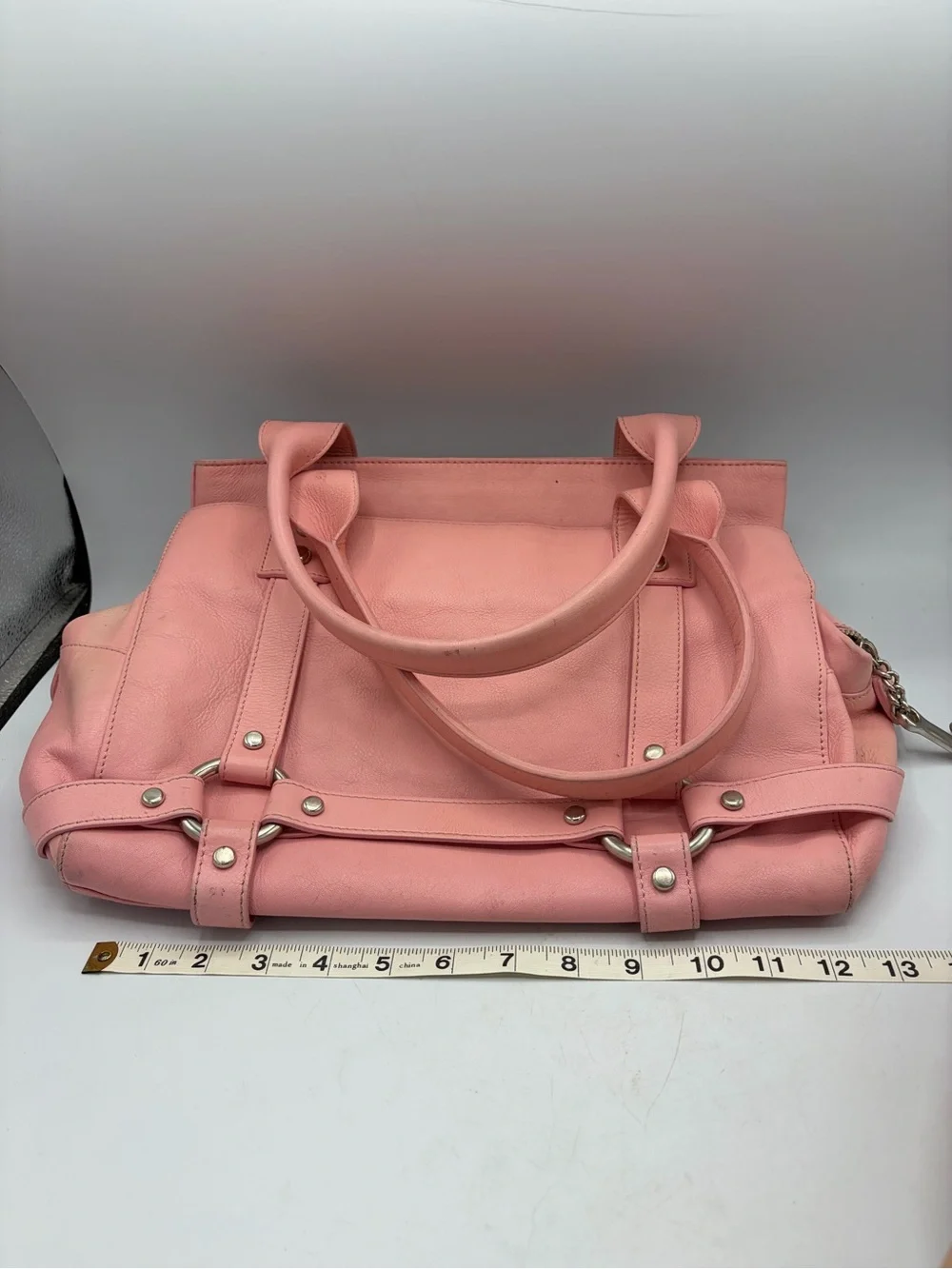 Bird by Juicy Couture Pink Structured Shoulder Bag Vintage